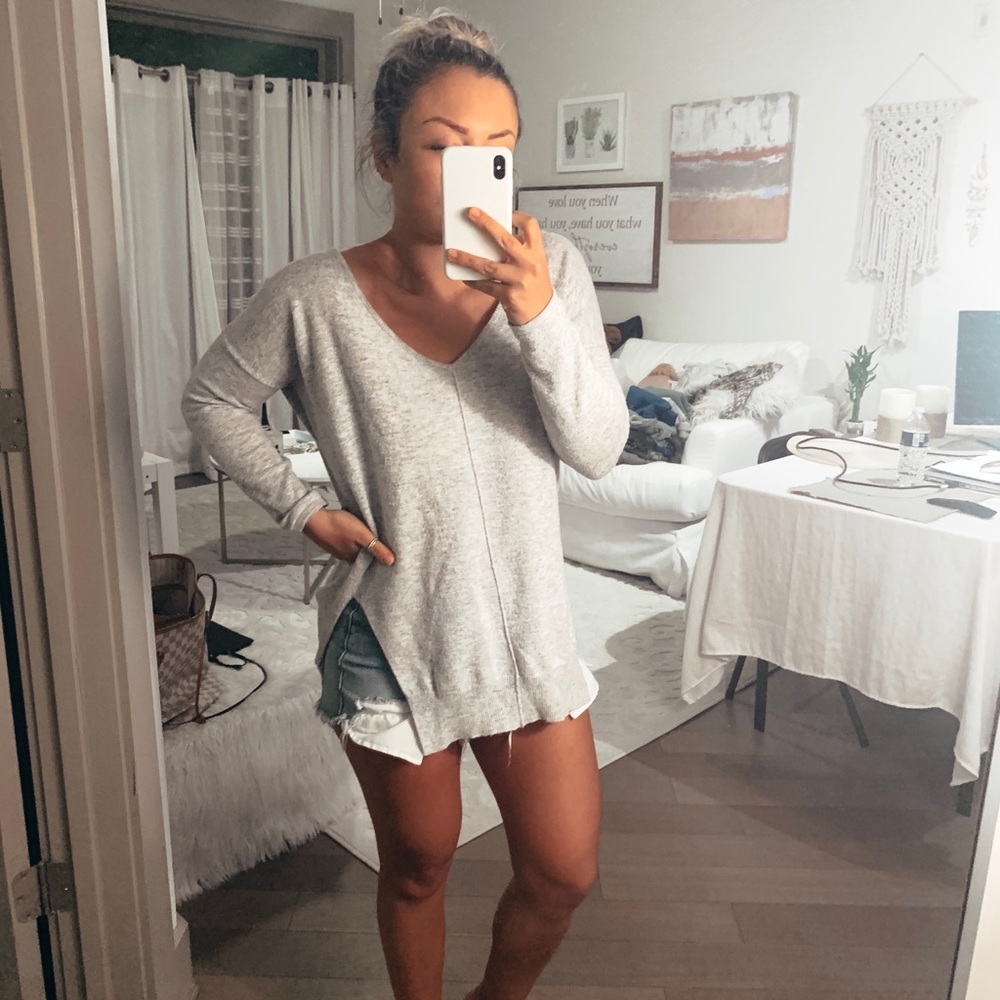Grey sweater